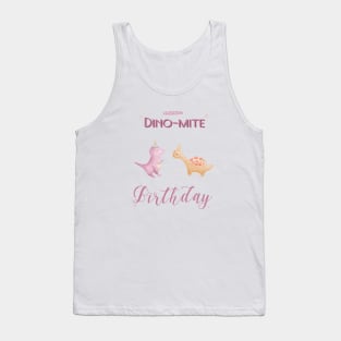 Dinosaur birthday Tank Top